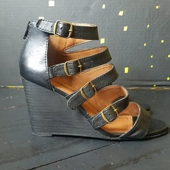 🌼 Lucky Brand Leather Gladiator Sandals - Picture 5 of 8